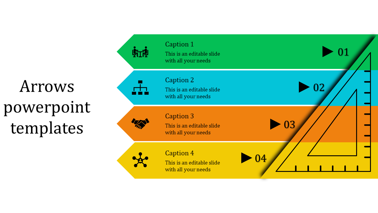 Fantastic Arrows PowerPoint Templates Presentation Design